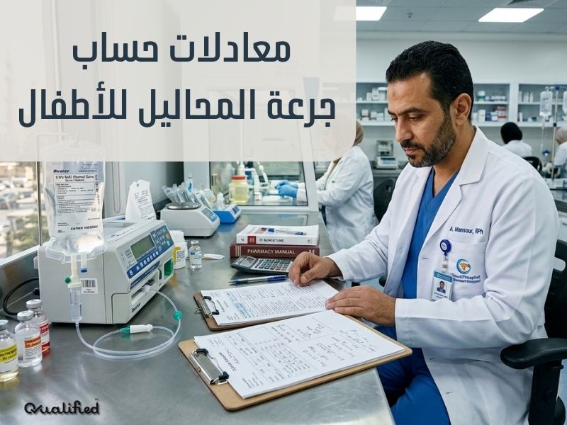 حساب جرعة المحاليل للاطفال حساب جرعة المحاليل للاطفال